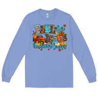 Colony Blue fall for jesus he never leaves Long Sleeve Tee - AdoDesignShop