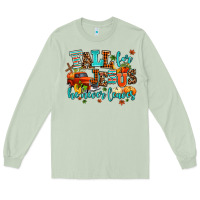 Matcha fall for jesus he never leaves Long Sleeve Tee - AdoDesignShop