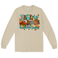 Mushroom fall for jesus he never leaves Long Sleeve Tee - AdoDesignShop