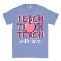 Colony Blue teach with love Classic Tee - JahusDesignShop