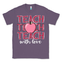 Lavender teach with love Classic Tee - JahusDesignShop