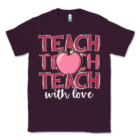 Plum teach with love Classic Tee - JahusDesignShop
