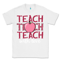 White teach with love Classic Tee - JahusDesignShop