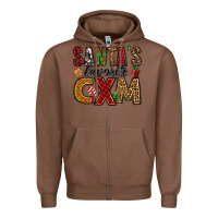 Chestnut santa's favorite cxm Zipper Hoodie - Jasminsmagicworld