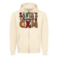 Sandshell santa's favorite cxm Zipper Hoodie - Jasminsmagicworld