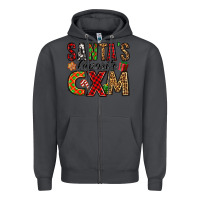Smoke santa's favorite cxm Zipper Hoodie - Jasminsmagicworld