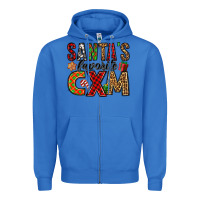 True Royal santa's favorite cxm Zipper Hoodie - Jasminsmagicworld