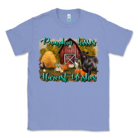 Colony Blue pumpkin kisses harvest wishes Classic Tee - BundleAndBundleShop