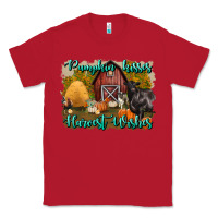 Red pumpkin kisses harvest wishes Classic Tee - BundleAndBundleShop