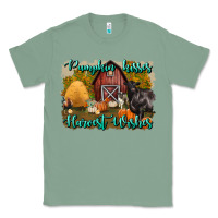 Sage pumpkin kisses harvest wishes Classic Tee - BundleAndBundleShop
