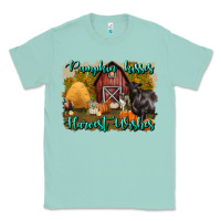 Seafoam pumpkin kisses harvest wishes Classic Tee - BundleAndBundleShop