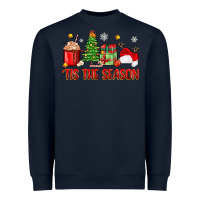 Navy 'tis the season christmas Heavyweight Sweatshirt - Zillion Design Studio