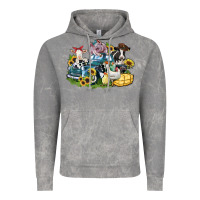 Cloud Rock farm animals truck Vintage Hoodie - Zillion Design Studio