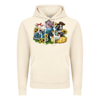 Vintage Artic farm animals truck Vintage Hoodie - Zillion Design Studio