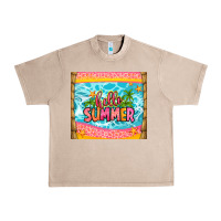 French Oak hello summer Urban Heavy Tee - Zillion Design Studio