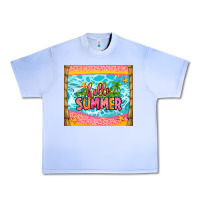 Grape Ice hello summer Urban Heavy Tee - Zillion Design Studio