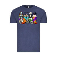 Vintage Denim halloween cartoon characters coffee cups Vintage Tee - Zillion Design Studio