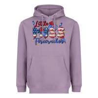 Lavender little miss firecracker Heavyweight Hoodie - MaliasSmallBusiness