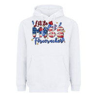 White little miss firecracker Heavyweight Hoodie - MaliasSmallBusiness