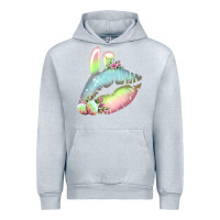 Heather Grey Eared Paster Color Easter Lips Urban Hoodie - Bettercallsaul