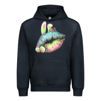 Navy Eared Paster Color Easter Lips Urban Hoodie - Bettercallsaul