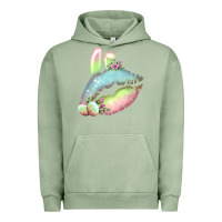 Pigment Oil Green Eared Paster Color Easter Lips Urban Hoodie - Bettercallsaul