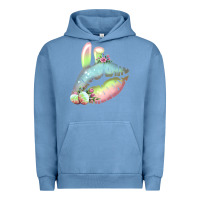 Pigment Pebble Blue Eared Paster Color Easter Lips Urban Hoodie - Bettercallsaul