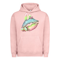 Pigment Salmon Eared Paster Color Easter Lips Urban Hoodie - Bettercallsaul