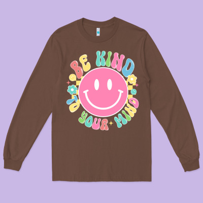 Be Kind To You Mind Long Sleeve Tee Designed By Jahusdesignshop