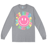 Heather Grey be kind to you mind Long Sleeve Tee - JahusDesignShop