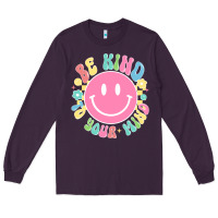 Plum be kind to you mind Long Sleeve Tee - JahusDesignShop