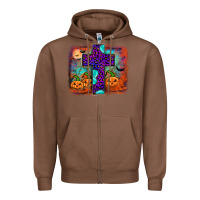 Chestnut halloween cross Zipper Hoodie - JahusDesignShop