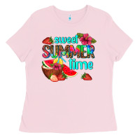 Bubblegum Pink sweet summer time Ladies Tee - AdoDesignShop