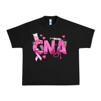 Black Breast Cancer CNA Certified Nursing Assistant Urban Heavy Tee - texasbilliewilder