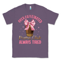 Lavender over caffeinated moms club Classic Tee - JahusDesignShop