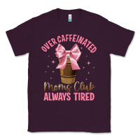 Plum over caffeinated moms club Classic Tee - JahusDesignShop