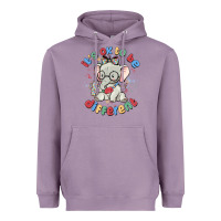 Lavender it's ok to be different Heavyweight Hoodie - MaliasSmallBusiness