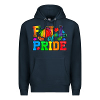 Navy Fall Of Pride Premium Hoodie - BundleAndBundleShop
