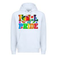 White Fall Of Pride Premium Hoodie - BundleAndBundleShop