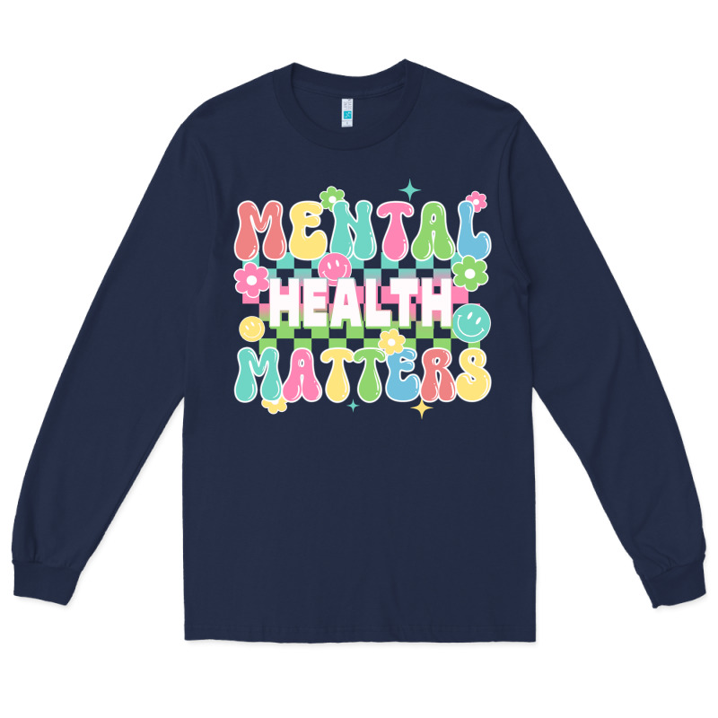 Mental Health Matters Long Sleeve Tee by JahusDesignShop | Teevron