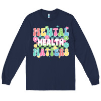 Navy mental health matters Long Sleeve Tee - JahusDesignShop