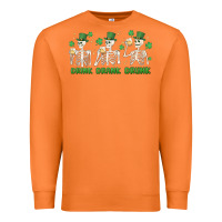 Carrot drink drank drunk st. patricks day skeletons Premium Sweatshirt - MaliasSmallBusiness