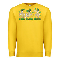 Lemon drink drank drunk st. patricks day skeletons Premium Sweatshirt - MaliasSmallBusiness