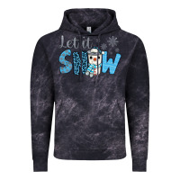 Cloud Black let it snow snowman coffee Vintage Hoodie - JahusDesignShop