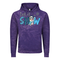 Cloud Purple let it snow snowman coffee Vintage Hoodie - JahusDesignShop