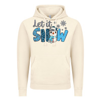 Vintage Artic let it snow snowman coffee Vintage Hoodie - JahusDesignShop