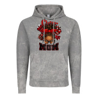 Cloud Rock cheer mom afro messy bun Vintage Hoodie - texasbilliewilder