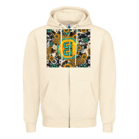 Sandshell gigi sunflower turquoise Zipper Hoodie - Jasminsmagicworld