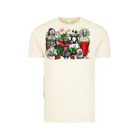 Vintage Arctic Christmas cartoon characters coffee cups Vintage Tee - Zillion Design Studio