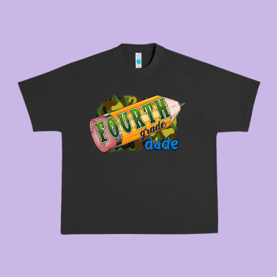 Fourth Grade Dude Urban Heavy Tee Designed By Ranaportraitstore